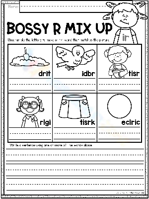 Organize Bossy R Words