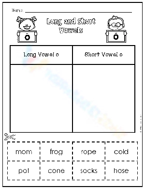 Long and short vowel: Long O vs Short O