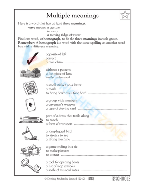 2nd grade vocabulary worksheets 3