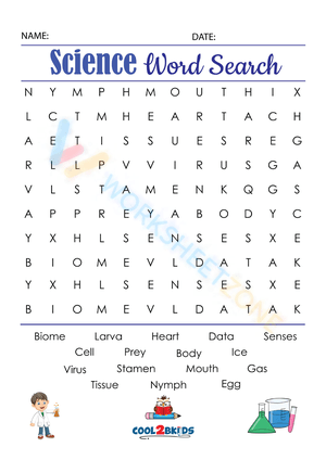 4th grade word search 3