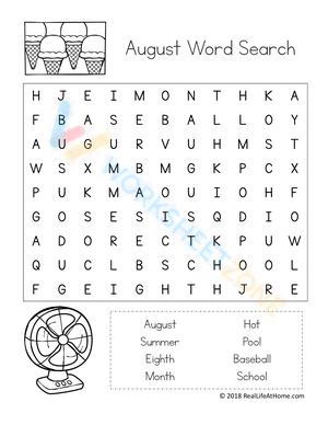 4th grade word search 8