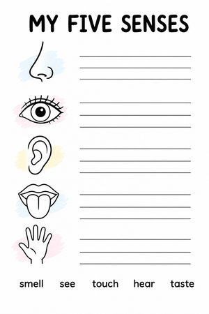 Grade 5 Five Senses Printable Worksheet | Essential Science