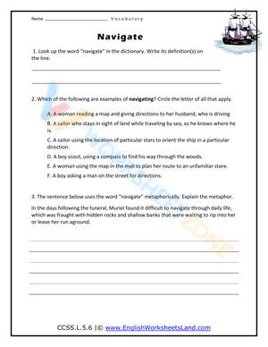 5th grade vocabulary worksheets 3
