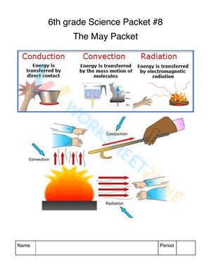 6th grade Science Packet