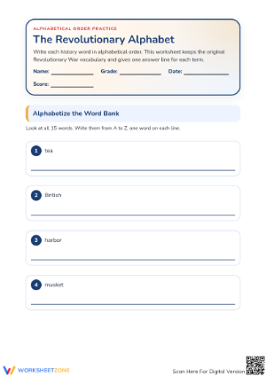 Alphabetical Order Practice | Essential Grade 2-3 ELA