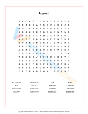 august word search 7