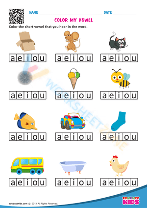 Color my vowels