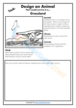 Design a Grassland Animal