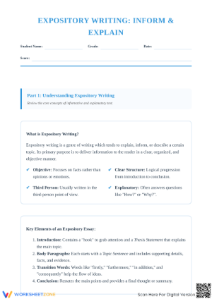 Essential Expository Writing Guide | Grades 4-7 ELA