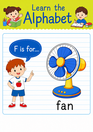 Printable Letter F Beginning Sound Worksheet | Grade K