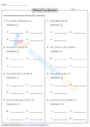 Finding New Coordinates - Type 1