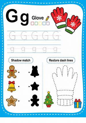 G is for Glove: Learn with this Letter G Worksheet