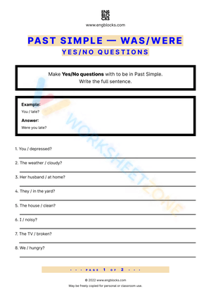 grammar worksheets 6