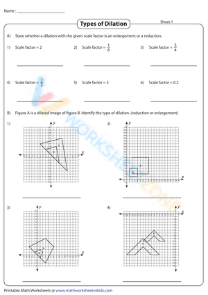 Identifying the Type of Dilation