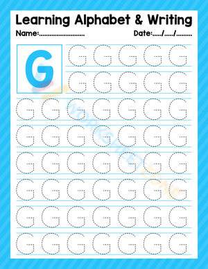 Learn and write letter G