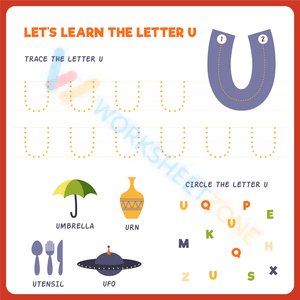 Learn the letter U