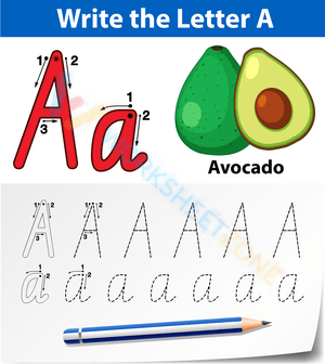 letter a beginning sound worksheets 1