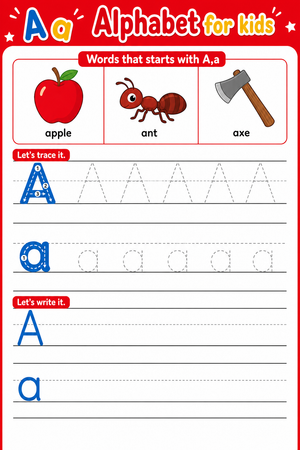 Letter A Beginning Sound Worksheet | Essential Grade K