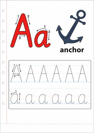 Letter A Beginning Sound & Tracing | Essential Grade K-2