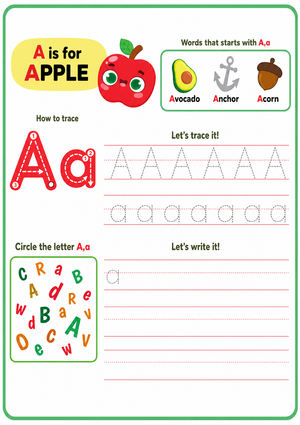 Letter A Beginning Sound Worksheet | Grade K-2 Essential