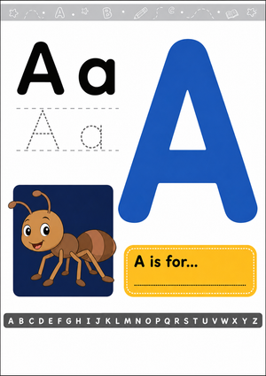 Letter A Beginning Sound Printable Worksheet | Grade K