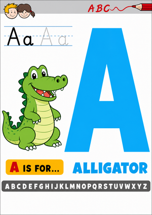 Printable Letter A Beginning Sound Worksheet