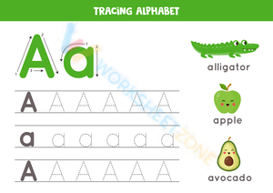 letter a beginning sound worksheets 7