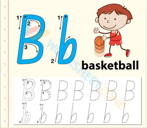 Letter B Beginning Sound: B for Basketball