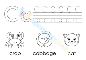 letter c beginning sound worksheets 16