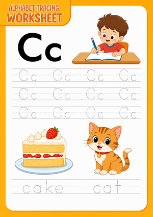 Letter C Beginning Sound Worksheet | Essential Grade K