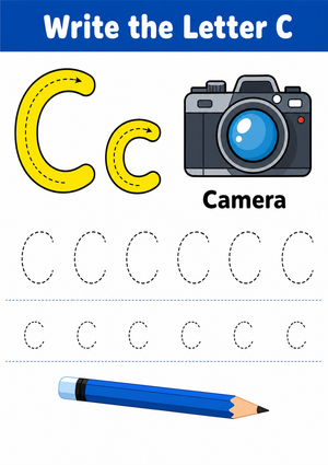 Letter C Beginning Sound Worksheet | Essential Grade K-1