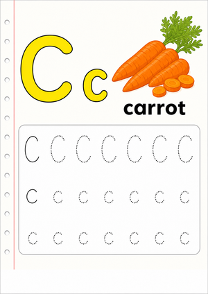 Printable Letter C Beginning Sound Worksheet