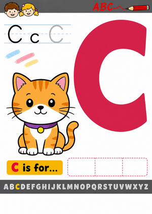 Essential Letter C Beginning Sound Worksheet | Grade K-2