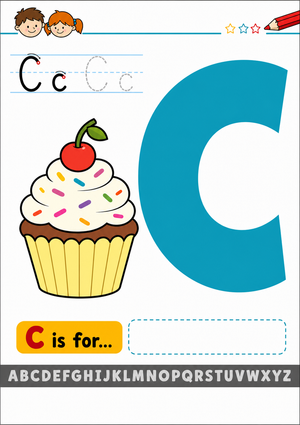 Letter C Beginning Sound Printable Worksheet | Grade K