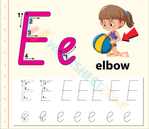 letter e beginning sound worksheets 20