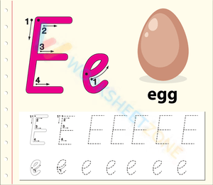 letter e beginning sound worksheets 26