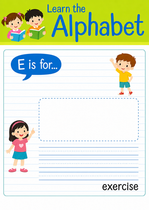 Letter E Beginning Sound Worksheet | Essential Phonics