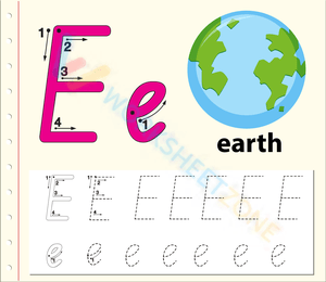 letter e beginning sound worksheets 33