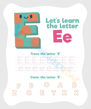 letter e beginning sound worksheets 35