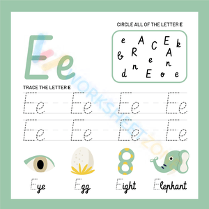 letter e beginning sound worksheets 39