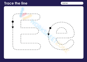letter e beginning sound worksheets 4