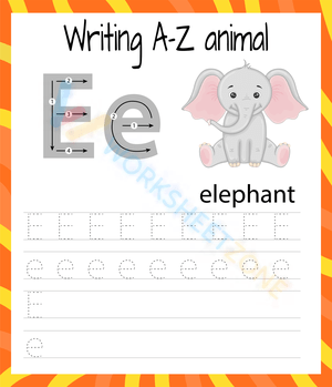letter e beginning sound worksheets 47