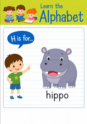 Letter H Beginning Sound Worksheet | Essential Grade K-2