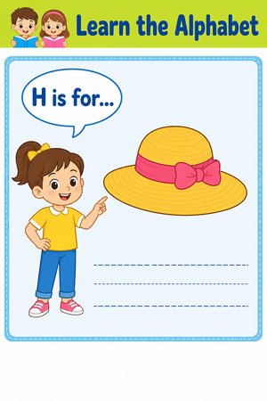 Letter H Beginning Sound Worksheet | Essential Grade K-2