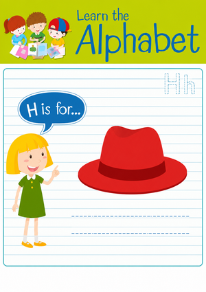 Letter H Beginning Sound Worksheet | Grade K-2 Essential