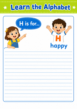 Letter H Beginning Sound Worksheet | Essential Grade K-2