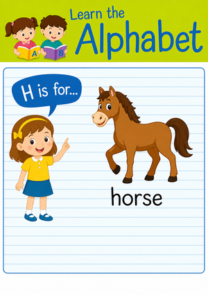 Printable Letter H Beginning Sound Worksheet | Grade K
