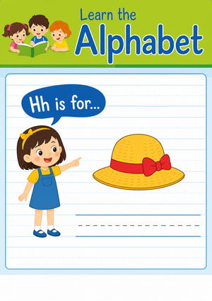 Letter H Beginning Sound Worksheet | Essential Grade K-2