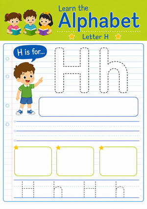 Essential Letter H Beginning Sound Worksheet | Grade K