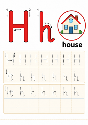 Essential Letter H Beginning Sound Worksheet | Grade K